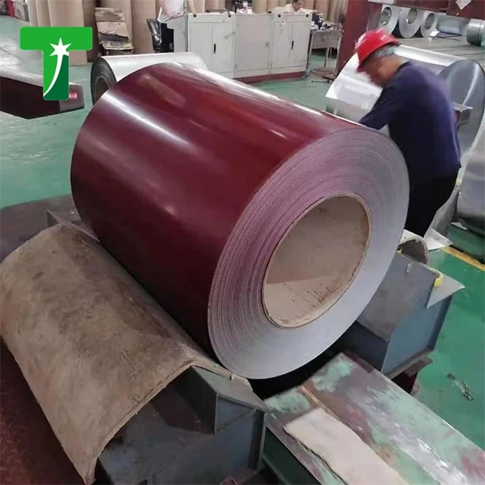 Color Coated Steel Coil Plate Galvanized Steel Coil For Building Material Prepainted PPGI